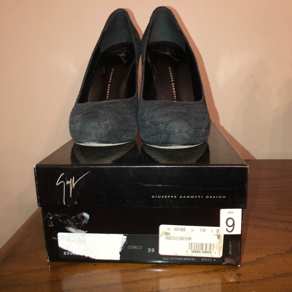 Giuseppe Zanotti Lizzard Black Pumps - Picture 8 of 8